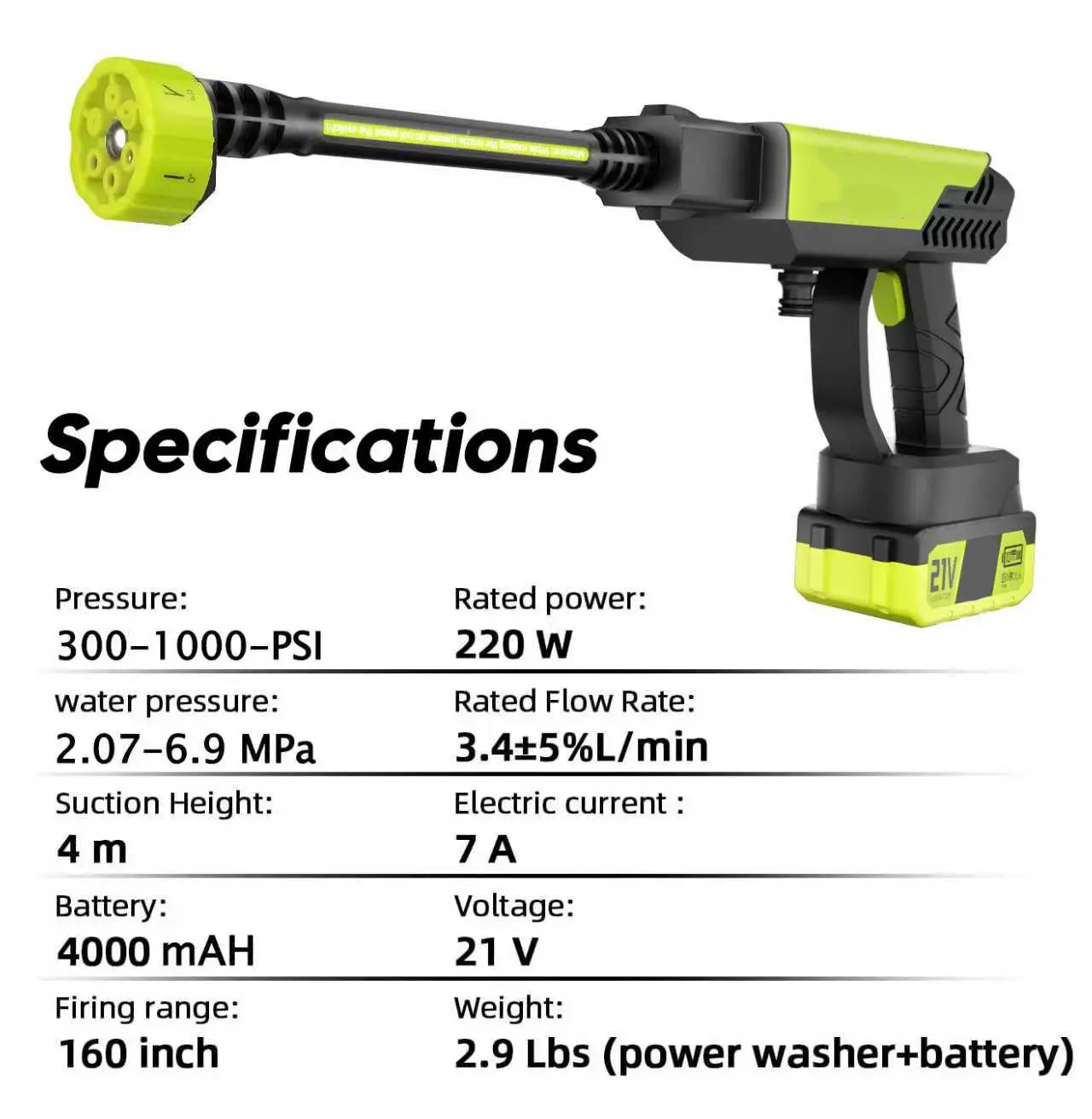 FathersDayGift  Cordless Pressure Washer