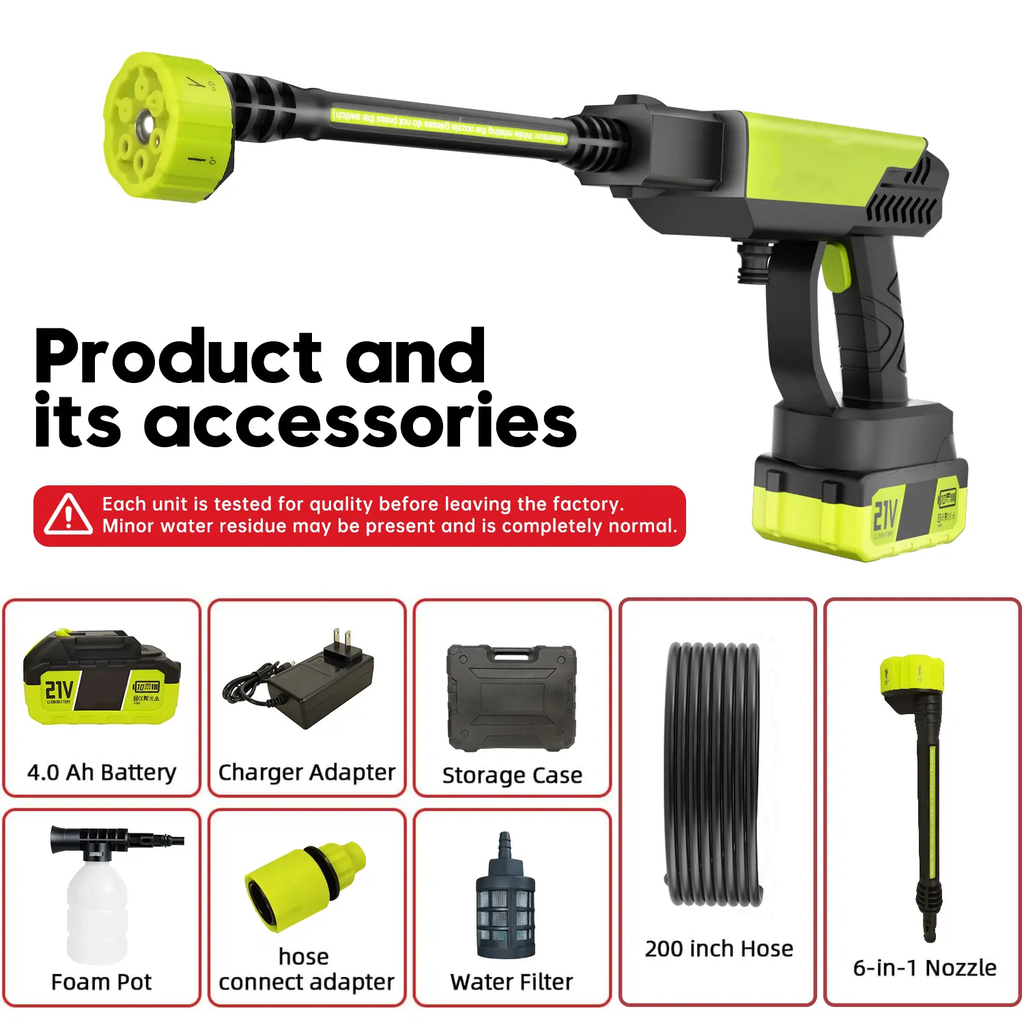 FathersDayGift  Cordless Pressure Washer