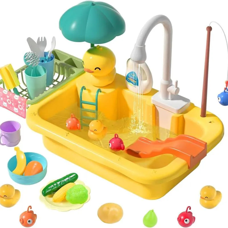 Play Sink with Running Water, Kitchen Sink Toys