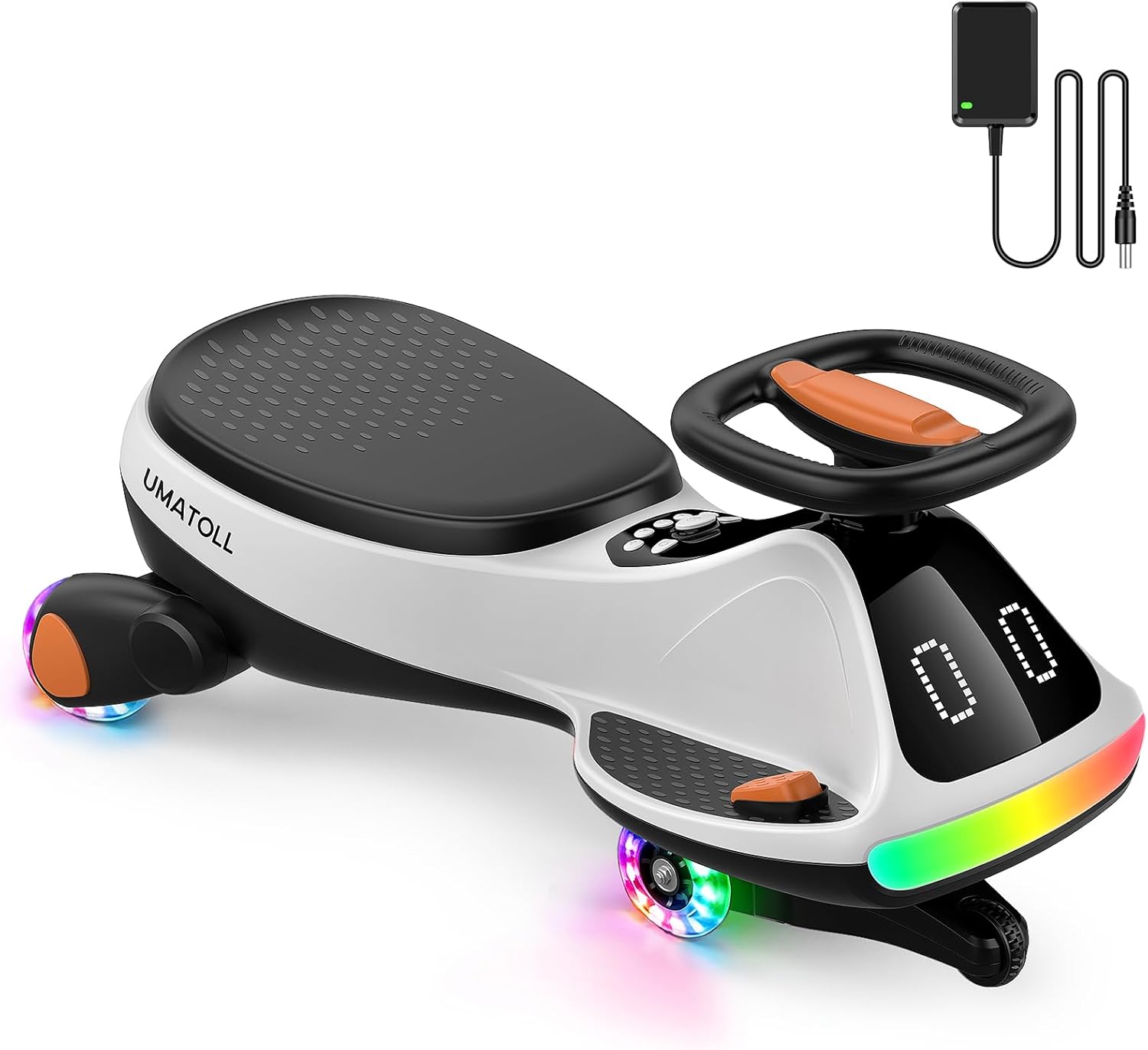 🎉LAST DAY – 50% Off!⏰️ 12V Electric Wiggle Car for Kids 3+ | Pedal & Rechargeable Ride-On Toy