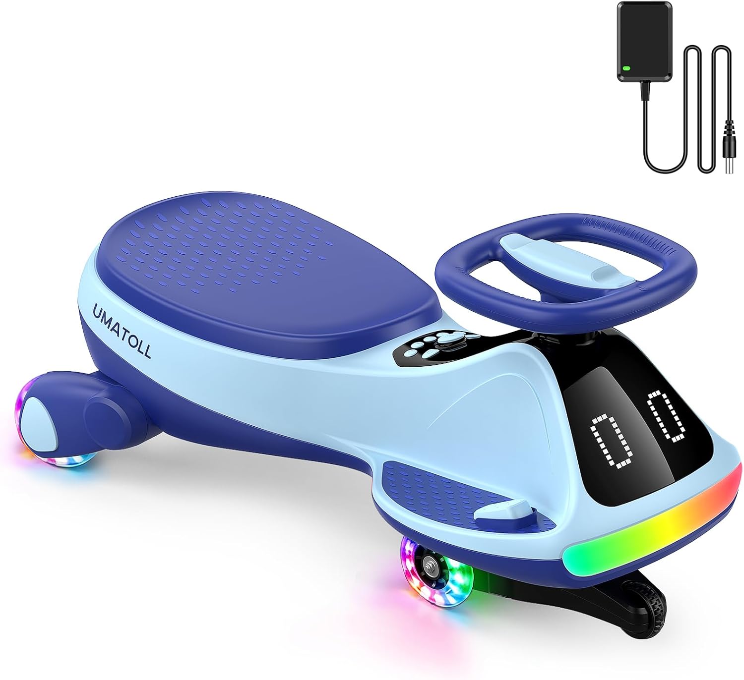 🎉LAST DAY – 50% Off!⏰️ 12V Electric Wiggle Car for Kids 3+ | Pedal & Rechargeable Ride-On Toy