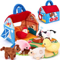Surprise Barn with Stuffed Farm Animals with Real Sounds