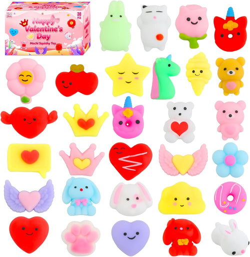 30 Pack Squishy Toys, Kawaii Squishies Party Favors for Kids