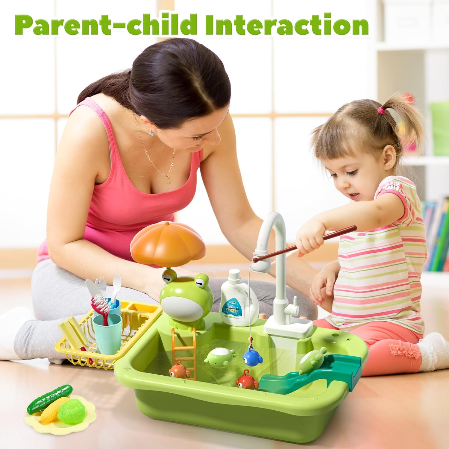 Play Sink with Running Water, Kitchen Sink Toys