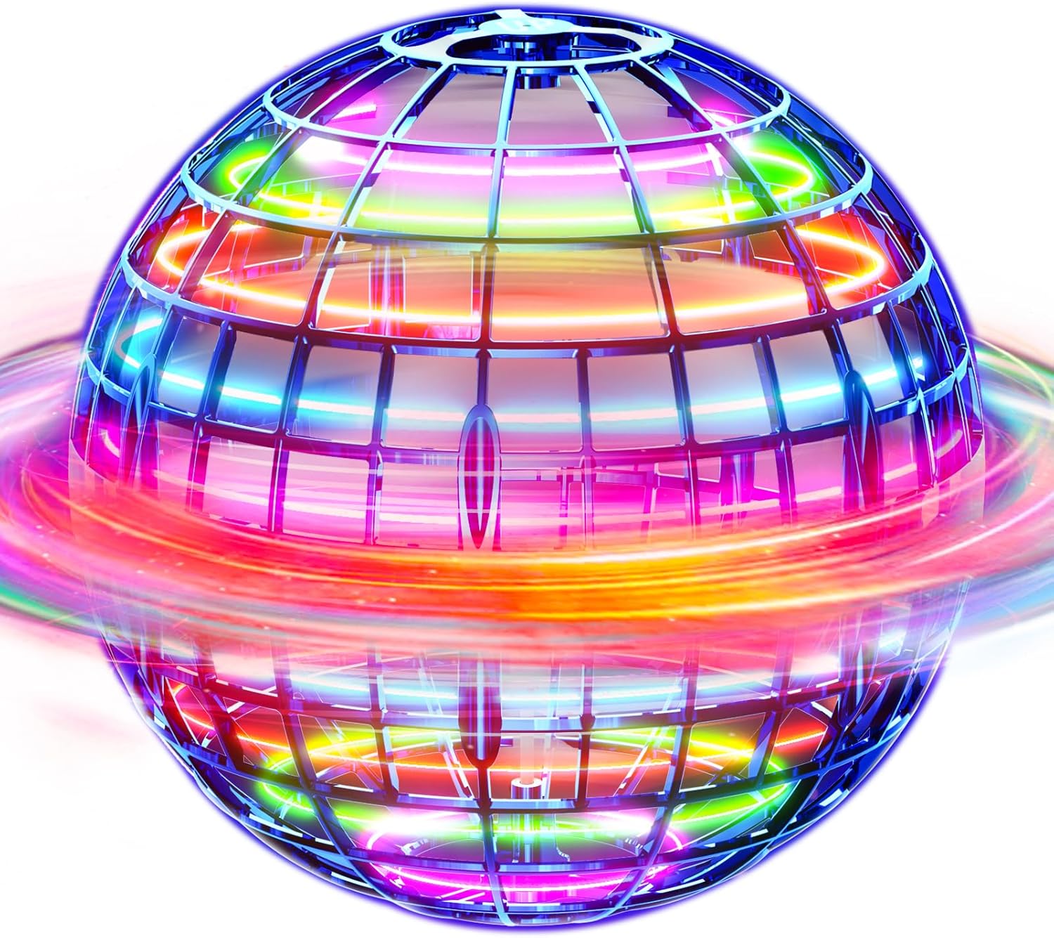 KINDLEKIND Flying Orb Ball (Red, 2026 Upgraded) with Dazzling Lights