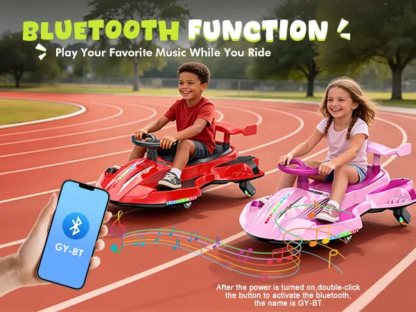 12V Electric Wiggle Car with Pedal