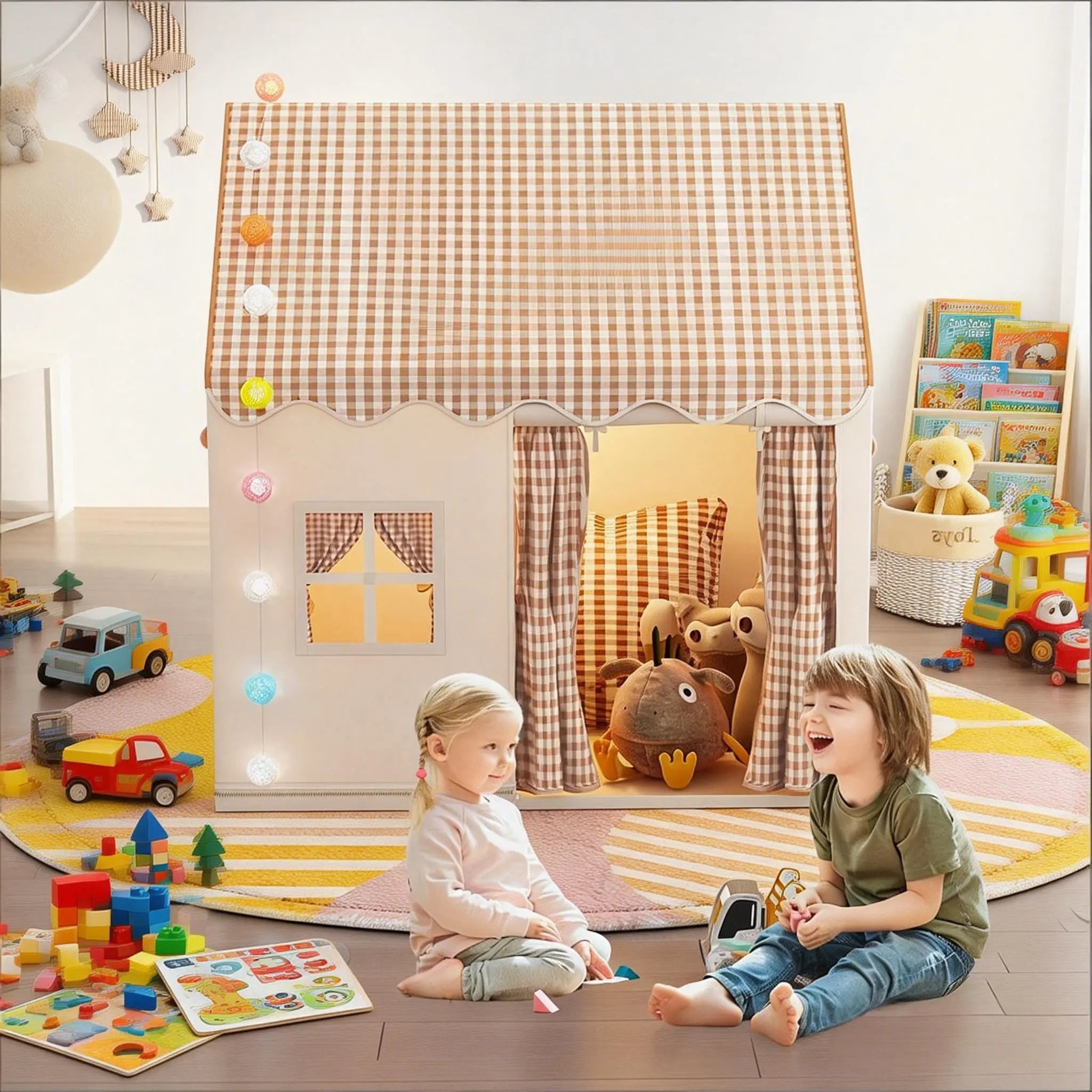 Round Grid Window Playhouse, Outdoor Playhouse