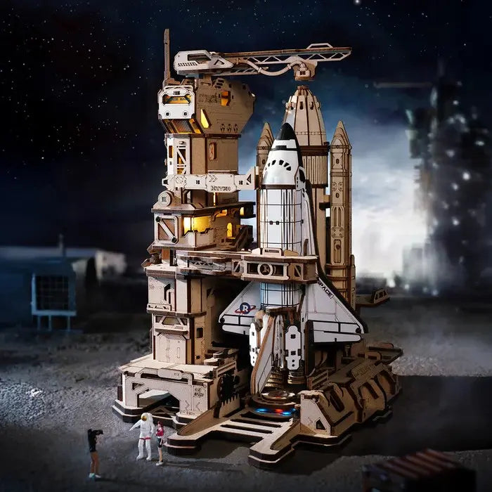 Space Shuttle LKA02 - Wooden 3D Puzzle Kit, Father's Day Gift Ideas