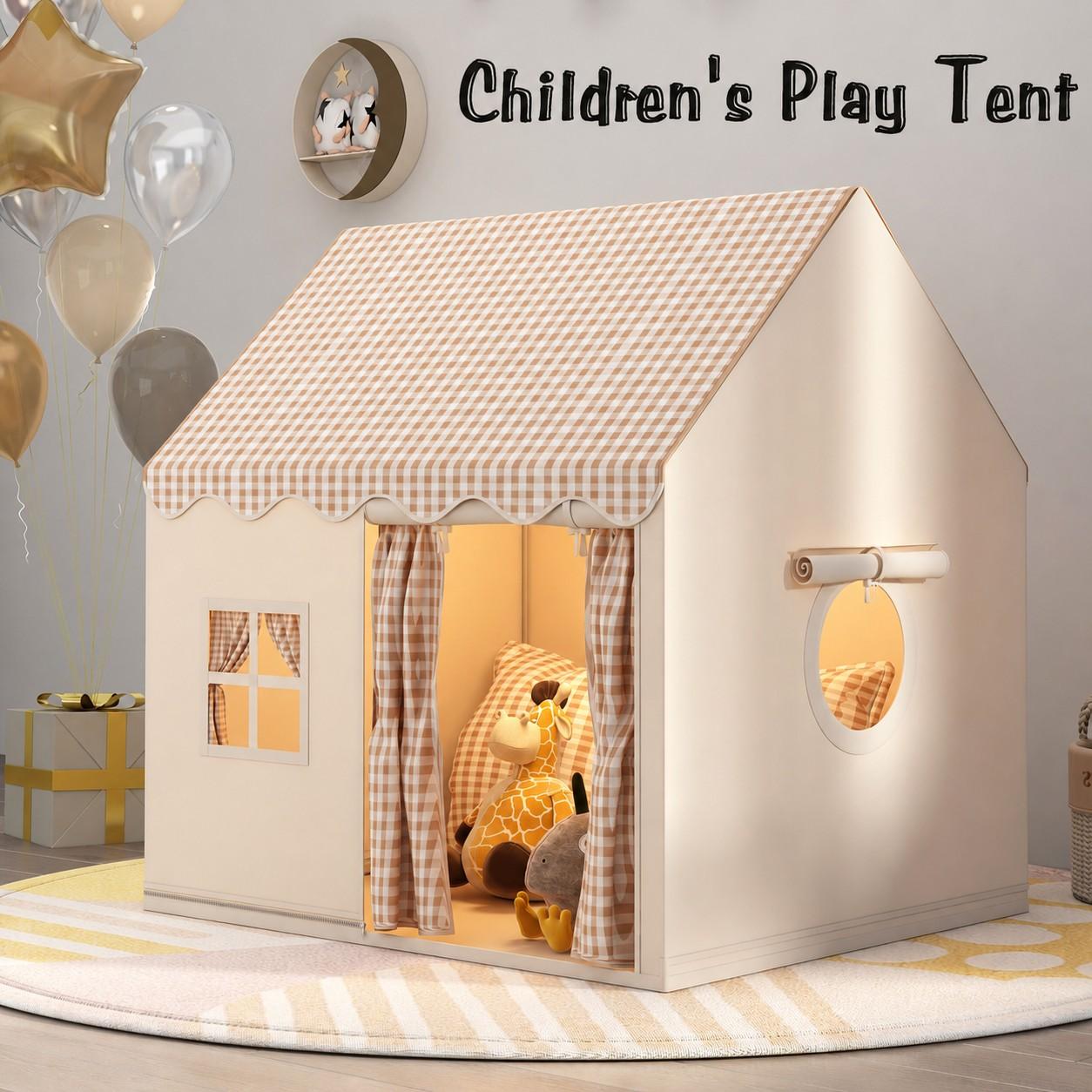 Round Grid Window Playhouse, Outdoor Playhouse