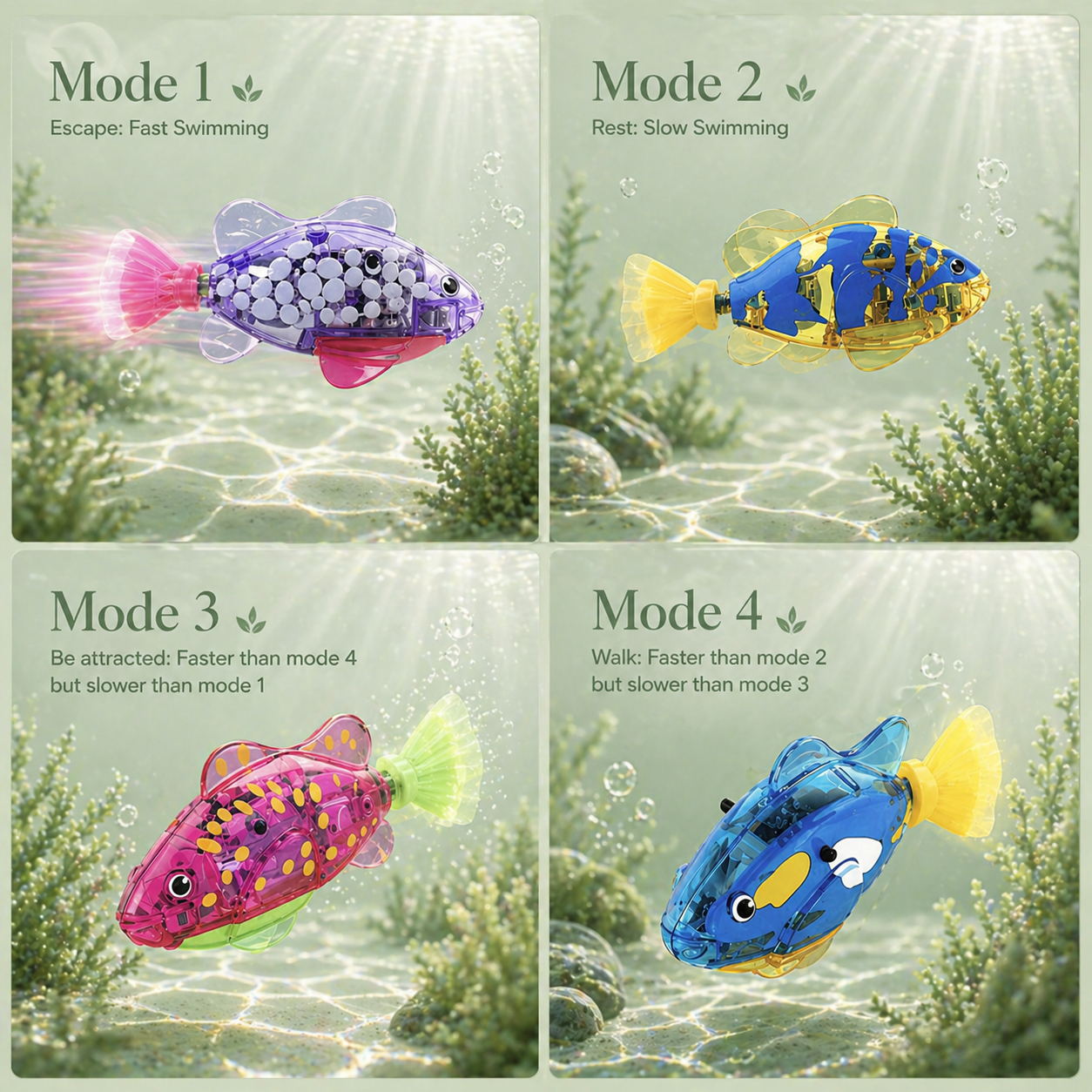 KINDLEKIND Interactive Swimming Fish