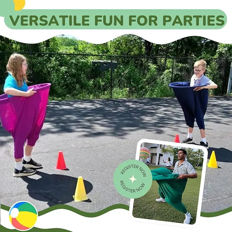 family party games,2PC Granny Pants Yard Game Set,oversize Granny Pants,Children's indoor/lawn throwing games,Parent-child Game Set, Giant Pants, with Bouncy Ball and Pump, Large Outdoor Day Family Fun Party Toss Game excellent gift for children