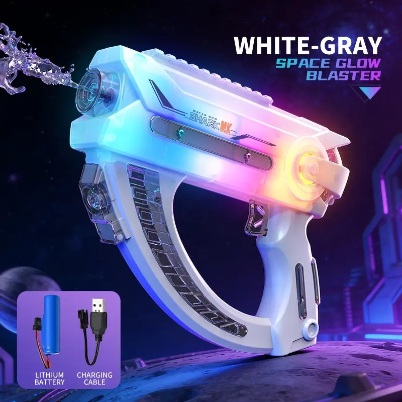 Electric Glow Water Blaster 320cc 32FT Long Range Summer Party Toy