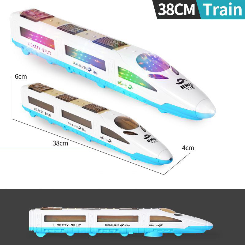 🚄 PROMOTION LIMITÉE -50% ! ✨ Train bullet électrique – Avec éclairage, détection d’obstacles et musique 🎵